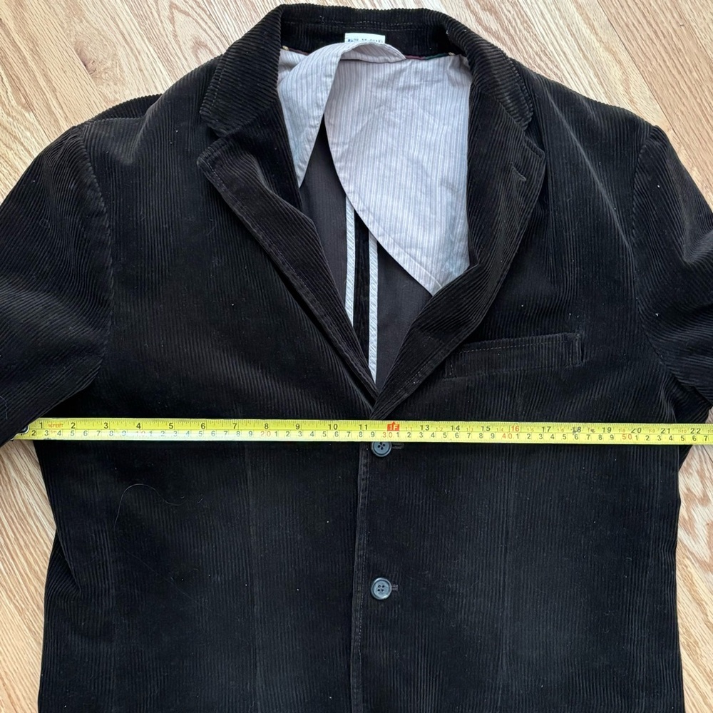 J. Crew Vintage Grandpacore Brown Corduroy Sport Coat Blazer Size Large - Picture 13 of 13